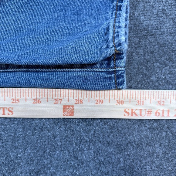 Levi's Jeans Womens 30x30 Blue 501 Orginal Straight Fit Button Fly Medium Wash - Picture 13 of 16